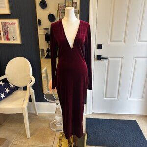Velvet Midi Dress